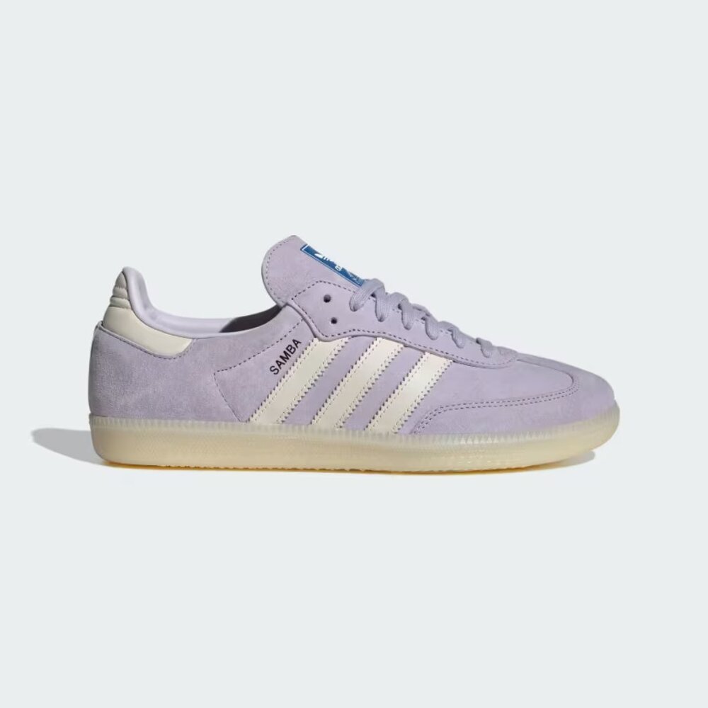 [NEW] Men's‎ adidas Samba OG Shoes Silver Dawn IG6176